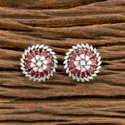 Cubic Zirconia Classic Tops With Rhodium Plating