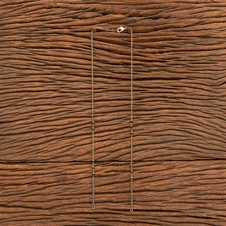 Cubic Zirconia Delicate Chain With Gold Plating