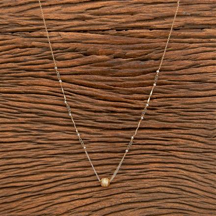 Cubic Zirconia Dokiya Mangalsutra With 2 Tone Plating