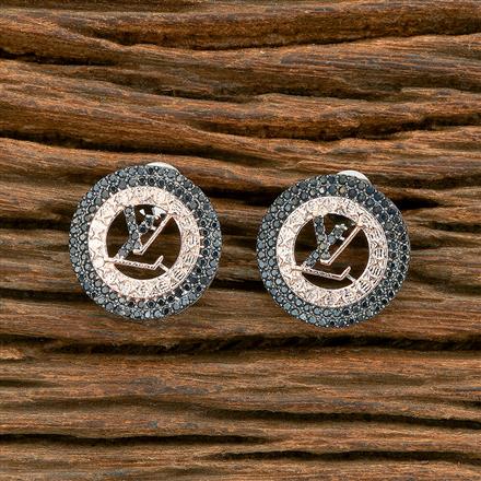 American Diamond Nano Stone Tops With Black Plating