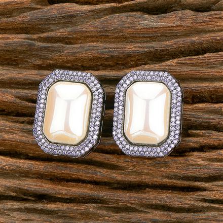 American Diamond Nano Stone Tops With Black Plating