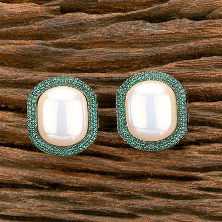 American Diamond Nano Stone Tops With Black Plating