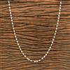 American Diamond Delicate mala With Rhodium Gold Plating