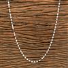 American Diamond Delicate mala With Rhodium Gold Plating