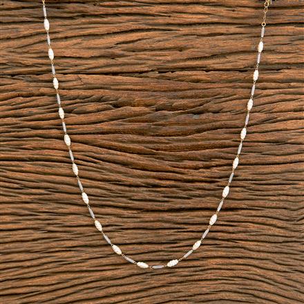 American Diamond Delicate mala With 2 Tone Plating