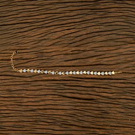 Cubic Zirconia Classic Bracelet With 2 Tone Rose Gold Rhodium Plating