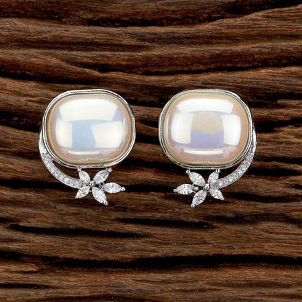 Cz Classic Tops With Rhodium 2 Tone Plating