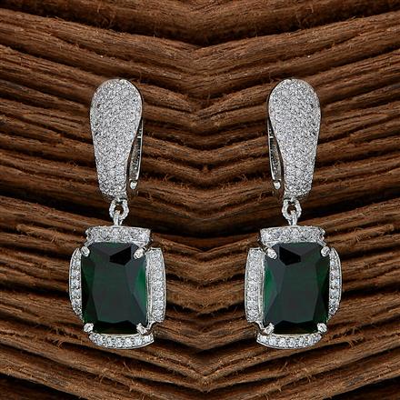 Cz Classic Bali With Rhodium Plating