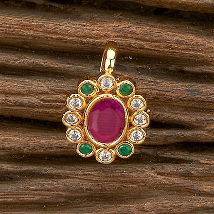 Cz Delicate Nose Ring With Gold Plating