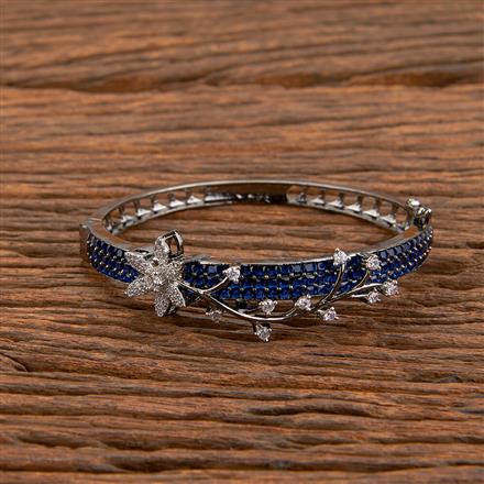 Cz Classic Kada With Black Plating