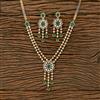 Cubic Zirconia Classic Necklace With 2 Tone Plating