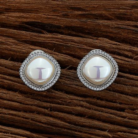 Cubic Zirconia Delicate Tops With Gold Black Plating