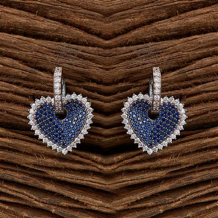 Cubic Zirconia Nano Stone Bali With Black Rose Plating