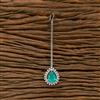 Cubic Zirconia Classic Tikka With Rhodium Plating