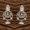 Cubic Zirconia Classic Earring With 2 Tone Plating
