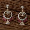 Cubic Zirconia Jhumki With 2 Tone Plating