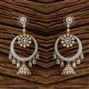 Cubic Zirconia Jhumki With 2 Tone Plating
