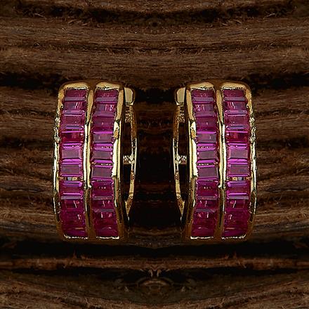 Cubic Zirconia Classic Bali With Gold Plating