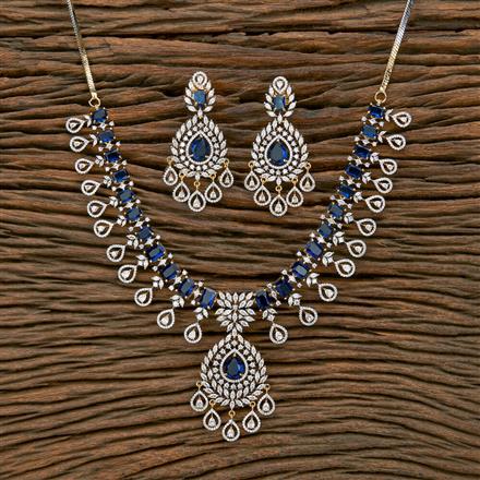 Cubic Zirconia Classic Necklace With 2 Tone Plating