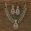 Cubic Zirconia Classic Necklace With 2 Tone Plating