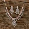 Cubic Zirconia Classic Necklace With 2 Tone Plating