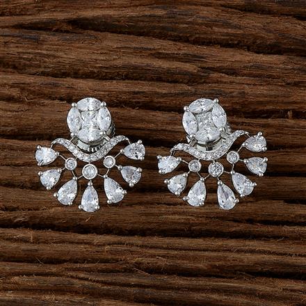 Cubic Zirconia Classic Tops With Rhodium Plating