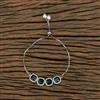Cubic Zirconia Adjustable Bracelet With Rhodium Plating
