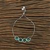Cubic Zirconia Adjustable Bracelet With Rhodium Plating