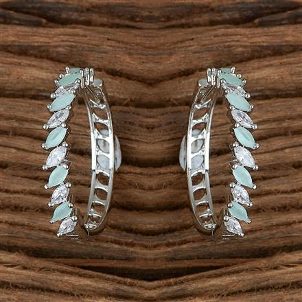 Cz Classic Bali With Rhodium Plating