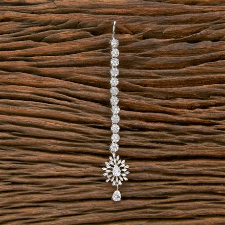 Cz Classic Tikka With 2 Tone Rhodium Plating