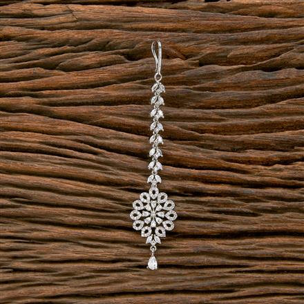 Cz Classic Tikka With 2 Tone Rhodium Plating