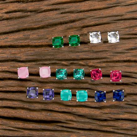 Cz Delicate Tops With Gold Rhodium Plating