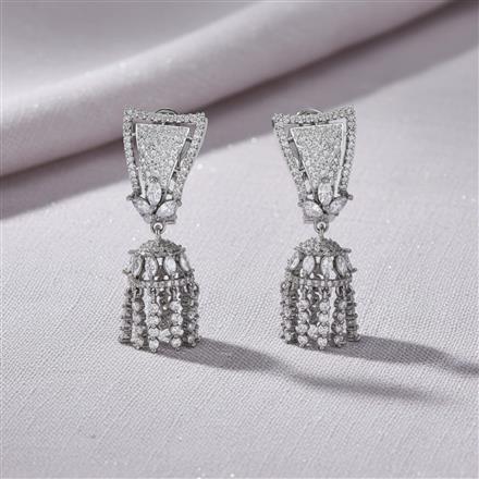 Cz Classic Bali With Black 2 Tone Rhodium Plating