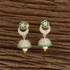 Cz South Indian Earring With Gold Plating