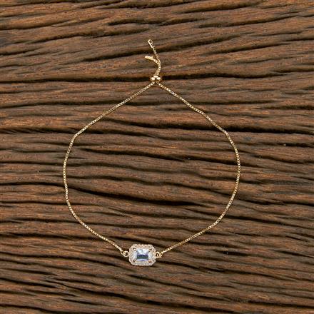 Cz Delicate Bracelet With Gold Plating
