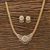 Cz Classic Pendant Set With Gold Plating