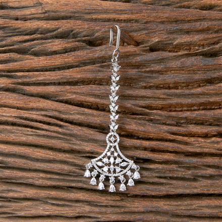 Cz Classic Tikka With 2 Tone Rhodium Plating