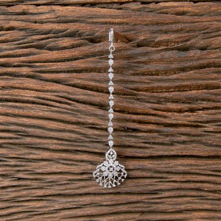 Cz Classic Tikka With 2 Tone Rhodium Plating