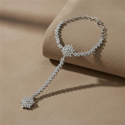 Cz Classic Hath Pan With 2 Tone Rhodium Plating