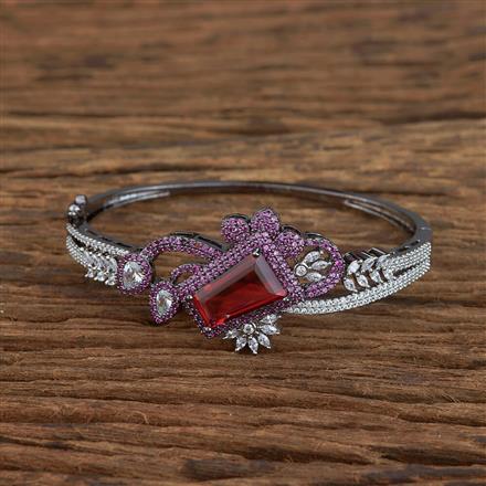 Cz Classic Kada With Black Plating