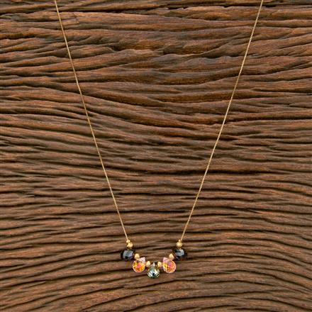 Cz Classic Mala Necklace With Gold Plating