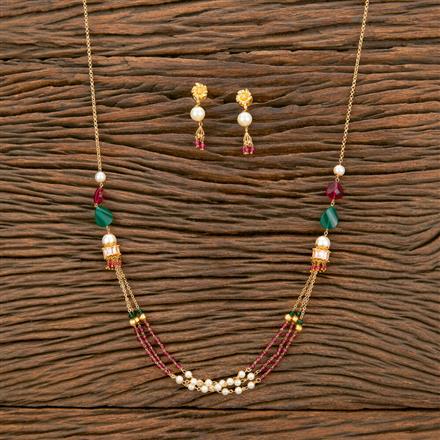 Cz Classic Mala Necklace With Gold Plating