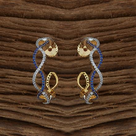 Cubic Zirconia Classic Bali With 2 Tone Plating