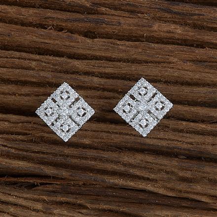 Cubic Zirconia Tops With Rhodium Plating