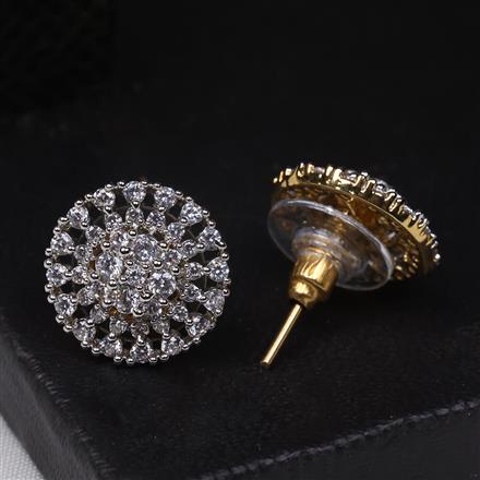 Cubic Zirconia Classic Tops With 2 Tone Plating
