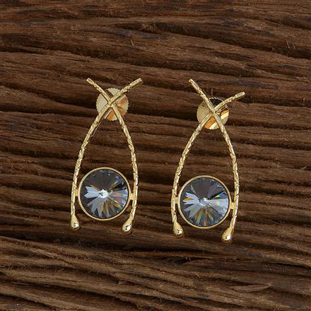 Cubic Zirconia Classic Earring With Gold Plating