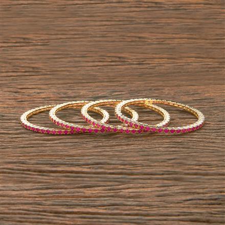 Cubic Zirconia Classic Bangles With Gold Plating