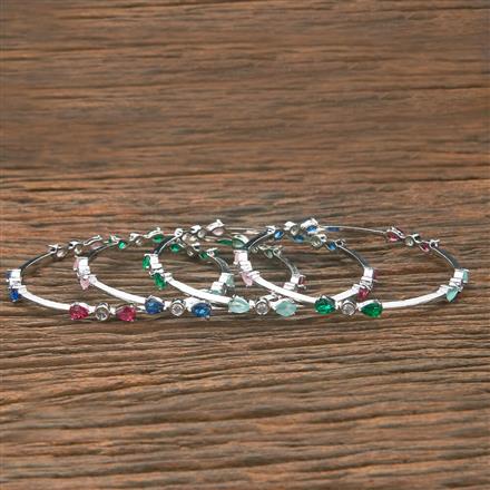 Cubic Zirconia Classic Bangles With Gold Plating