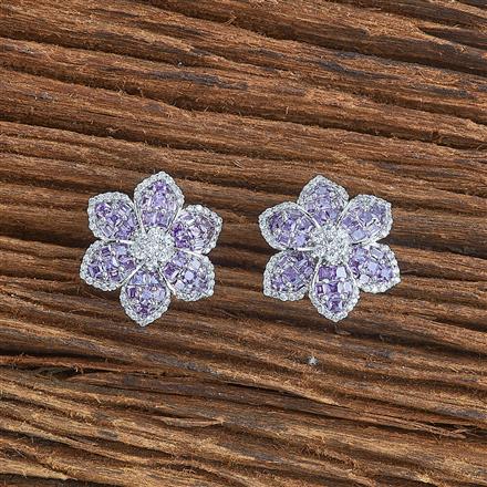 Cubic Zirconia Classic Tops With Rhodium Plating