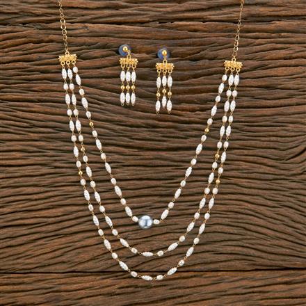 Cubic Zirconia Classic Mala Necklace With Gold Plating